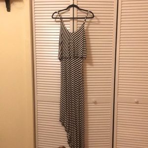 Stripped maxi dress